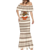 Riding Bulls Punchin Fools Christmas Mermaid Dress Xmas Holiday Patterns - Wonder Print Shop