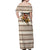 Riding Bulls Punchin Fools Christmas Off Shoulder Maxi Dress Xmas Holiday Patterns - Wonder Print Shop