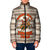 Riding Bulls Punchin Fools Christmas Padded Jacket Xmas Holiday Patterns - Wonder Print Shop