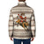 Riding Bulls Punchin Fools Christmas Padded Jacket Xmas Holiday Patterns - Wonder Print Shop