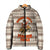 Riding Bulls Punchin Fools Christmas Padded Jacket Xmas Holiday Patterns - Wonder Print Shop