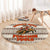 Riding Bulls Punchin Fools Christmas Round Carpet Xmas Holiday Patterns - Wonder Print Shop