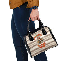 Riding Bulls Punchin Fools Christmas Shoulder Handbag Xmas Holiday Patterns - Wonder Print Shop