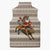 Riding Bulls Punchin Fools Christmas Sleeveless Puffer Jacket Xmas Holiday Patterns - Wonder Print Shop