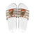 Riding Bulls Punchin Fools Christmas Slide Sandals Xmas Holiday Patterns - Wonder Print Shop