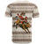 Riding Bulls Punchin Fools Christmas T Shirt Xmas Holiday Patterns - Wonder Print Shop