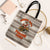 Riding Bulls Punchin Fools Christmas Tote Bag Xmas Holiday Patterns - Wonder Print Shop