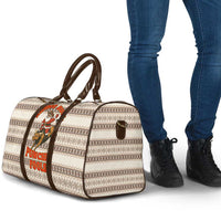 Riding Bulls Punchin Fools Christmas Travel Bag Xmas Holiday Patterns - Wonder Print Shop
