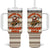Riding Bulls Punchin Fools Christmas Tumbler With Handle Xmas Holiday Patterns - Wonder Print Shop