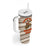Riding Bulls Punchin Fools Christmas Tumbler With Handle Xmas Holiday Patterns - Wonder Print Shop