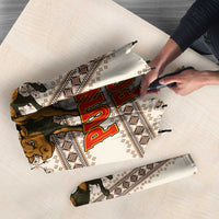 Riding Bulls Punchin Fools Christmas Umbrella Xmas Holiday Patterns - Wonder Print Shop