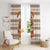 Riding Bulls Punchin Fools Christmas Window Curtain Xmas Holiday Patterns - Wonder Print Shop