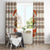 Riding Bulls Punchin Fools Christmas Window Curtain Xmas Holiday Patterns - Wonder Print Shop