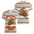 Riding Bulls Punchin Fools Christmas Women V-Neck T-Shirt Xmas Holiday Patterns - Wonder Print Shop