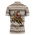 Riding Bulls Punchin Fools Christmas Zipper Polo Shirt Xmas Holiday Patterns - Wonder Print Shop