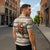 Riding Bulls Punchin Fools Christmas Zipper Polo Shirt Xmas Holiday Patterns - Wonder Print Shop
