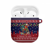 Rooster Through The Snow Christmas AirPods Case Xmas Holiday Patterns - Wonder Print Shop