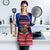 Rooster Through The Snow Christmas Apron Xmas Holiday Patterns - Wonder Print Shop