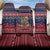 Rooster Through The Snow Christmas Back Car Seat Cover Xmas Holiday Patterns - Wonder Print Shop