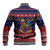 Rooster Through The Snow Christmas Baseball Jacket Xmas Holiday Patterns - Wonder Print Shop