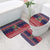 Rooster Through The Snow Christmas Bathroom Set Xmas Holiday Patterns - Wonder Print Shop