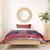 Rooster Through The Snow Christmas Bedding Set Xmas Holiday Patterns - Wonder Print Shop