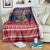 Rooster Through The Snow Christmas Blanket Xmas Holiday Patterns - Wonder Print Shop