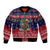 Rooster Through The Snow Christmas Bomber Jacket Xmas Holiday Patterns - Wonder Print Shop