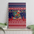 Rooster Through The Snow Christmas Canvas Wall Art Xmas Holiday Patterns - Wonder Print Shop