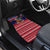 Rooster Through The Snow Christmas Car Mats Xmas Holiday Patterns - Wonder Print Shop