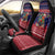 Rooster Through The Snow Christmas Car Seat Cover Xmas Holiday Patterns - Wonder Print Shop
