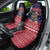 Rooster Through The Snow Christmas Car Seat Cover Xmas Holiday Patterns - Wonder Print Shop