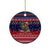Rooster Through The Snow Christmas Ceramic Ornament Xmas Holiday Patterns - Wonder Print Shop