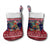 Rooster Through The Snow Christmas Stocking Xmas Holiday Patterns - Wonder Print Shop