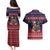 Rooster Through The Snow Christmas Couples Matching Puletasi and Hawaiian Shirt Xmas Holiday Patterns - Wonder Print Shop