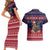 Rooster Through The Snow Christmas Couples Matching Short Sleeve Bodycon Dress and Hawaiian Shirt Xmas Holiday Patterns - Wonder Print Shop