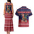 Rooster Through The Snow Christmas Couples Matching Tank Maxi Dress and Hawaiian Shirt Xmas Holiday Patterns - Wonder Print Shop