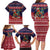 Rooster Through The Snow Christmas Family Matching Long Sleeve Bodycon Dress and Hawaiian Shirt Xmas Holiday Patterns - Wonder Print Shop