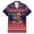 Rooster Through The Snow Christmas Family Matching Mermaid Dress and Hawaiian Shirt Xmas Holiday Patterns - Wonder Print Shop