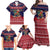 Rooster Through The Snow Christmas Family Matching Off Shoulder Maxi Dress and Hawaiian Shirt Xmas Holiday Patterns - Wonder Print Shop