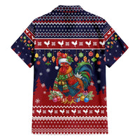 Rooster Through The Snow Christmas Family Matching Tank Maxi Dress and Hawaiian Shirt Xmas Holiday Patterns - Wonder Print Shop