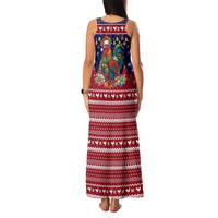 Rooster Through The Snow Christmas Family Matching Tank Maxi Dress and Hawaiian Shirt Xmas Holiday Patterns - Wonder Print Shop