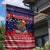 Rooster Through The Snow Christmas Garden Flag Xmas Holiday Patterns - Wonder Print Shop