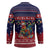 Rooster Through The Snow Christmas Hockey Jersey Xmas Holiday Patterns - Wonder Print Shop