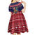 Rooster Through The Snow Christmas Kid Short Sleeve Dress Xmas Holiday Patterns - Wonder Print Shop