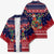 Rooster Through The Snow Christmas Kimono Xmas Holiday Patterns - Wonder Print Shop