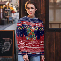 Rooster Through The Snow Christmas Ugly Christmas Sweater Xmas Holiday Patterns - Wonder Print Shop