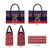 Rooster Through The Snow Christmas Leather Bag Xmas Holiday Patterns - Wonder Print Shop