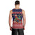 Rooster Through The Snow Christmas Men Tank Top Xmas Holiday Patterns - Wonder Print Shop