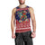 Rooster Through The Snow Christmas Men Tank Top Xmas Holiday Patterns - Wonder Print Shop